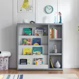 디포랙 4단 전면 책장 1200