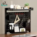 엘디엘 마운트 Monarc 오거나이저 APL-PB470B 블랙 무타공 페그보드 책상타공판