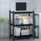 3단 철제 다용도 이동식 선반