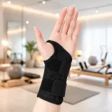 이중지지대 왼손 손목보호대(M) 엄지홀더 손목스트랩