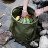 멀티 접이식 캠핑 바구니(10L) (카키) 캠핑바스켓