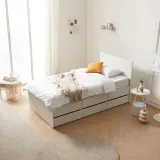 디포랙 높은 2단 서랍 침대 SS (매트리스미포함)
