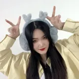 하트퐁퐁 퍼 귀마개  보온귀덮개 접이식귀마개