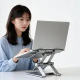 태블릿 거치대 눈높이 스탠드 패드 독서대 책상 사무실 2컬러 화이트 블랙