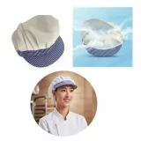 식품위생모자 블루체크 반망사 위생모자 식품모자 조리모 제과제빵모자 일회용모자 위생모 식당모자