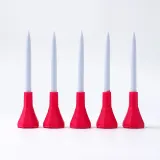 나이스샷 골프티 5개입 (롱롱티 84mm) (레드) 티꽂이