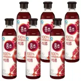 대상 청정원 홍초 석류 900ML x 6개
