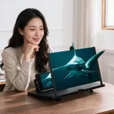 스마트폰 화면 확대기 영상 시청 거치대 독서 교재 학습 자료용 스탠드형 12인치