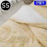 해피니 빈티지플라워 마이크로 모달 간절기 이불 패드세트 슈퍼싱글 SS (옐