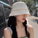 엠보 벙거지 여자 여성 버킷햇
