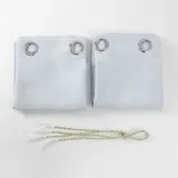 트왈라잇 아일릿 암막커튼 2장 커튼끈 베란다 화이트