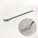 미니티포크 민자스푼 디저트포크 스텐14cm