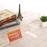 L자형 아크릴 쇼케이스 10p세트(9x6cm) 이름표꽂이