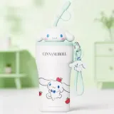 시나모롤 피규어 빨대 물통 보냉 물병 텀블러 630ml