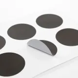30mm 컬러 원형 스티커 60매세트(블랙) 동그란스티커