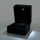 LED 쥬얼리 반지 케이스(블랙)/ 선물박스 반지보관함