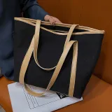 모모 캔버스 숄더백(블랙) 캔버스가방