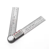 360도+20cm 디지털 각도기 목공용 스틸자 각도측정기