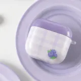 자체제작 에어팟 보호 퍼플 베리 에어팟 케이스
