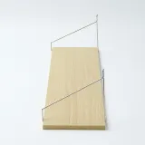 공간데코 벽선반 (50x19.5cm)(내추럴우드) 무타공선반