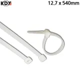 KDY 케이블타이 화이트 12.7 x 540mm 100개입