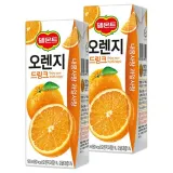 오렌지 주스 델몬트 드링크 190ml 32팩