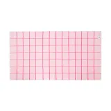 뽀송데이 30수 코튼 바스타월 70x140cm 체크 핑크