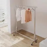 심플 스테인리스 이동식 행거F-7(120cm*150cm)