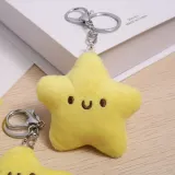 노란별 볼체인 인형키링 노랑별 열쇠고리 별 가방고리