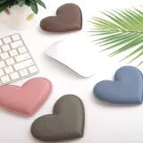 [국내제작] 가죽 하트 손목받침대 마우스 손목받침 손목쿠션