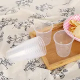 [이라이프]다회용 투명컵 10개 190ml 플라스틱 커피컵