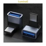 USB 자 90도 OTG 변환 젠더 3.0 usb otg