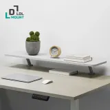 엘디엘 마운트 클램프형 모니터 받침대 다용도받침대 ST1000W 화이트
