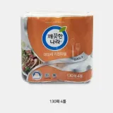깨끗한나라 데일리키친타올 130매 4롤
