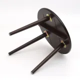 거실 원형 미니 테이블 (48cm) (월넛)