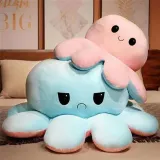 대형 양면 플립 문어 크리 에이 티브 봉제 인형 90cm