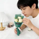비누꽃 장미 꽃다발 장식 연출 미니 조화 인테리어 선물 기념일 졸업식 발표회 소품