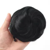 똥머리 헤어망 가발(블랙) 당고머리