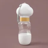 큐티펫 휴대용 반려견 간식 물병 산책 강아지물통