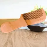 나무빗 브러쉬 엉킨머리빗 두피빗 우드빗 헤어 둥근손잡이빗