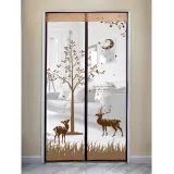 사슴 문 모기장(90x210cm) (브라운)방충망