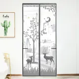 사슴 문 모기장(90x210cm)(그레이) 방충망