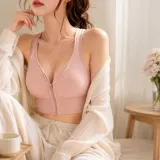 X자 백라인 노와이어 앞지퍼브라 스포츠브라탑 요가브라 필라테스브라 운동브라