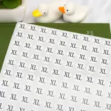사이즈 표시 스티커 XL 10장(1500개)