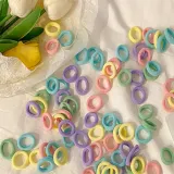 컬러 머리끈 50p 짱짱한머리끈