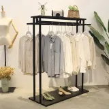 옷가게 의류매장 스탠드 행거D-3(180cm*50cm*150cm)