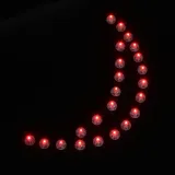 빛나는 파티 LED 볼 풍선 조명 레드 50개 벌룬 라이트