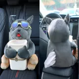 강아지휴지케이스 인테리어 선물 커버 자동차 소품