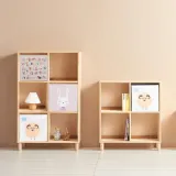 디포랙 3단 6칸 고무나무 오픈 책장 770 D2857