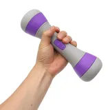 스텝바디 무게조절 덤벨 아령 2개세트(2kg) (퍼플)